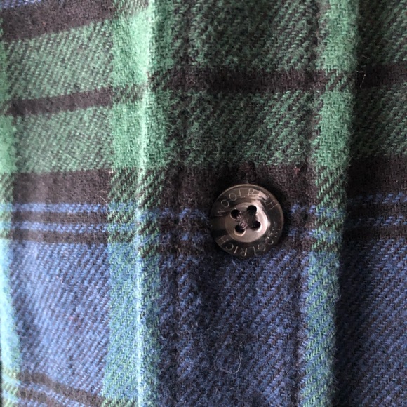 Woolrich Plaid Flannel Shirt Size Large - Picture 3 of 4